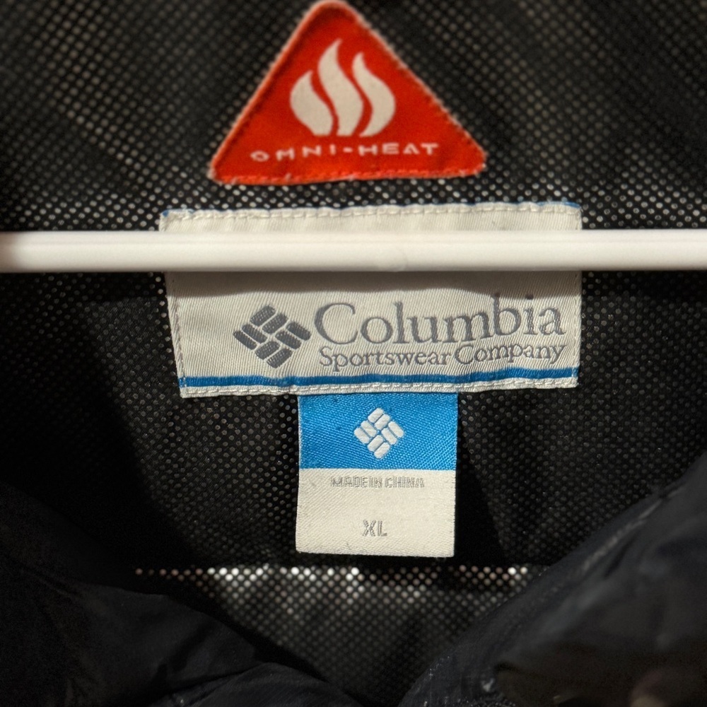 Columbia Men’s Sz XL Gray Omniheat Puffer Jacket Lightweight Insulated - Picture 3 of 3